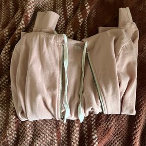 Medium pink cotton hoodie